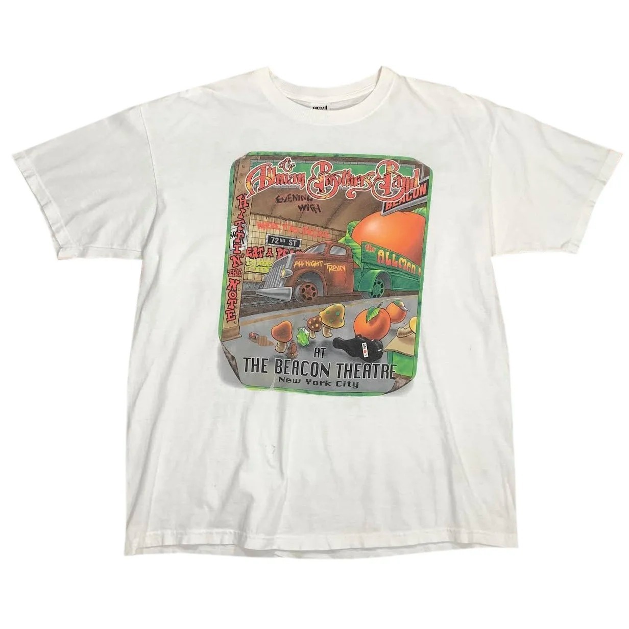Retro The Allman Brothers Band Beacon Theater Nyc Tour Tshirt